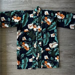 Boutique Los Angeles Little Tokyo Unisex Tropical Floral Kimono